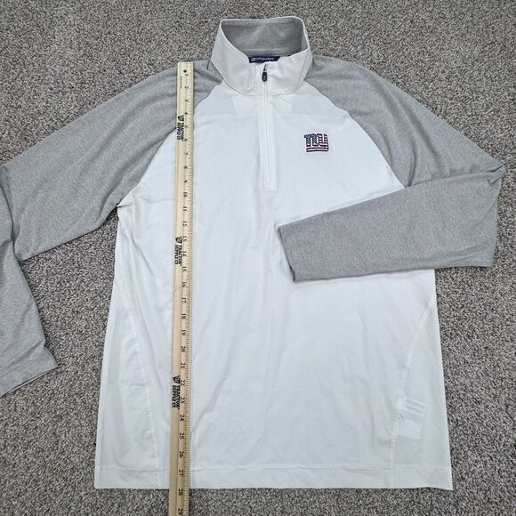 NEW YORK GIANTS NFL FOOTBALL Cutter & Buck‎ 1/4 ZIP JACKET MEDIUM USA - Picture 8 of 9